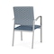 Lesro Newport Guest Chair Metal Frame, Silver, RS Rain Song Back, MD Titan Seat NP1101 - alternate 3